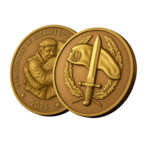 MONEDA CONMEMORATIVA II ENCUENTRO GUERRILLERO