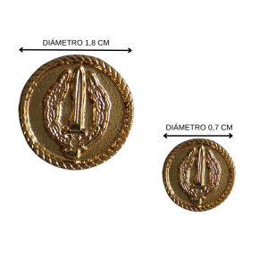 BOTONES OFICIALES CHAQUETA FEDA-VBVE (6+6)